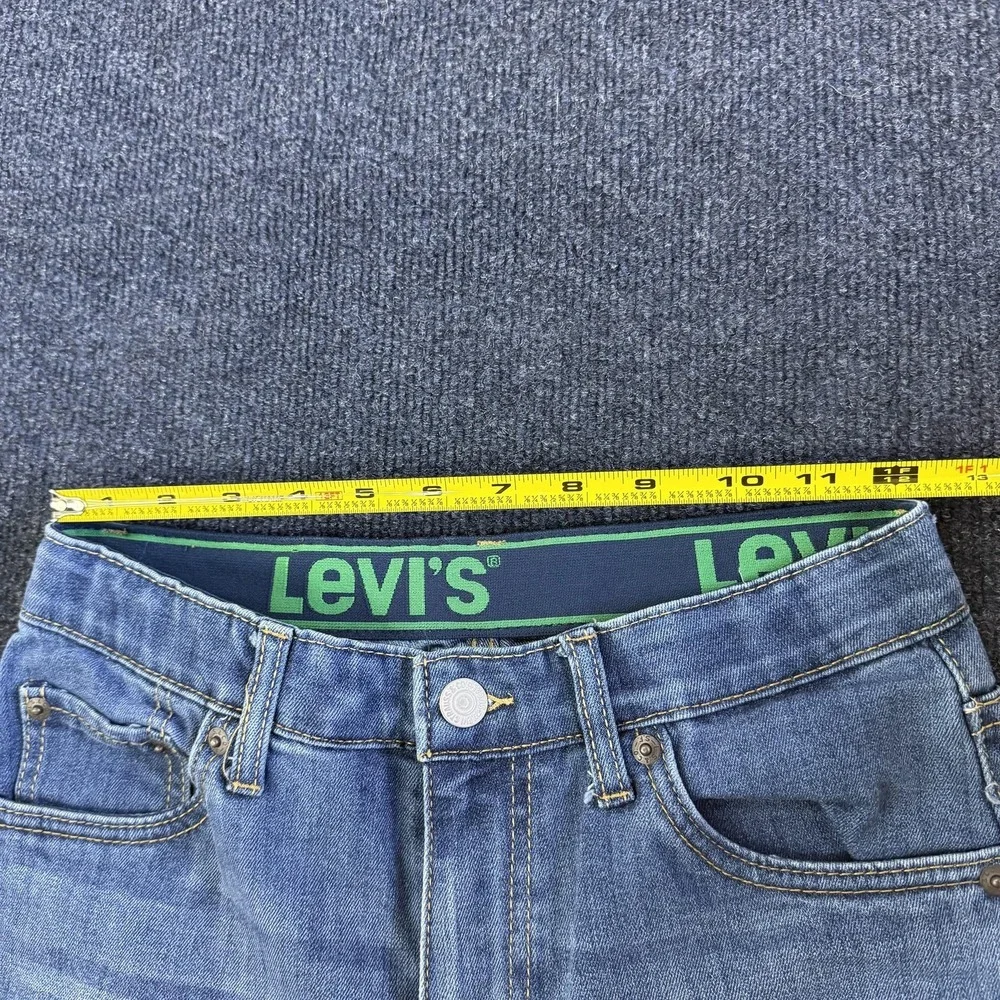 Levis 511‎ Jeans Boys 12 Regular 26x27 Blue Slim Straight Denim Stretch Casual